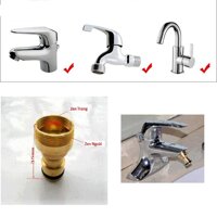 ĐẦU NỐI ZEN TRONG - NGOÀI 23MM RA KHỚP NỐI NHANH - ĐỒNG THAU - DIY550