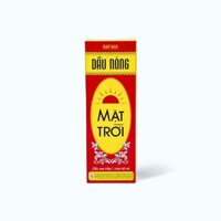 Dầu nóng Mặt Trời điều trị nhức mỏi, tê thấp, đau lưng, cảm mạo, cúm (chai 60ml)