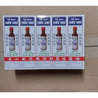 dầu nóng Thiên Thảo chai tròn thủy tinh