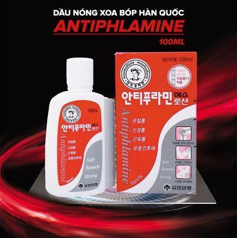 Dầu nóng xoa bóp Antiphlamine nhập khẩu từ Hàn Quốc 100ml