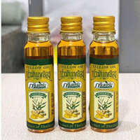 Dầu Nóng Xoa Bóp Nghệ Gừng Yellow Embrocation Thái Lan 24ml