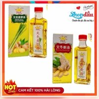 Dầu nóng xoa bóp nguyên chất Gừng , Sả