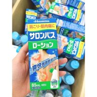Dầu Nóng Xoa Bóp Salonpas Hisamitsu 85ml Chai Lăn Tiện Lợi Nhật Bản