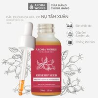 Dầu Nụ Tầm Xuân Dưỡng Da Và Tóc Aroma Works Face & Hair Oil Rosehip Seed