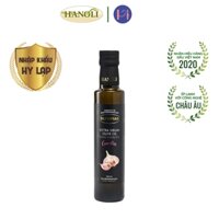 Dầu Ô Liu Nguyên Chất Vị Tỏi Olympias KHÔNG CHẤT BẢO QUẢN Nhập Khẩu Hy Lạp Chai Thủy Tinh 250ml