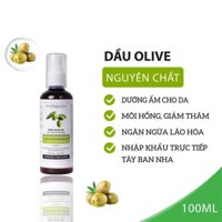 Dầu Oliu Extra Virgin Dưỡng Da, Dưỡng Tóc, Giảm Thâm Môi MILAGANICS 100ml (Chai)