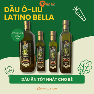 Dầu oliu Extra Virgin Latino Bella nguyên chất 1L