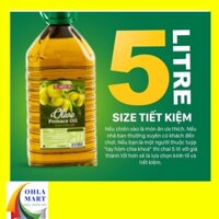 Dầu oliu Pomace Lemejor 5L - Dầu oliu nguyên chất tinh luyện 100% từ quả oliu Ohla mart