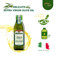 Dầu Oliu siêu nguyên chất | Delicato Extra Virgin Olive Oil Monini 250 ml, 500 ml, 1 Lit - Dầu ăn nhập khẩu Ý