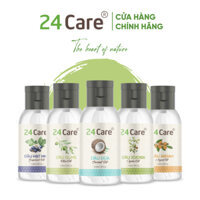 Dầu Olive 24Care Nguyên Chất - Dưỡng trắng da, giảm mụn, dưỡng ẩm da, tẩy lớp trang điểm sạch sâu - Dung tích 60ml - 60ml - Dầu Mù U