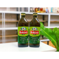 Dầu olive Pomace nguyên chất hiệu Baso chai 1 lít nhập khẩu Ý date 2026