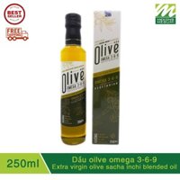 Dầu olive - Sachi (Sacha Inchi) Omega 369 (Extra virgin Sacha Inchi Oil blended OLIVE OIL - 250ml