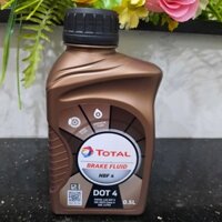 Dầu phanh thắng Dot 4 TOTAL HBF 4 0.5L lít Singapore ( nhớt thắng dot4 500ml