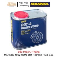 Dầu Phanh/ Thắng MANNOL 3002-05ME Dot-4 Brake Fluid 0.5L - Hàng Nhập Chính Hãng Từ Đức
