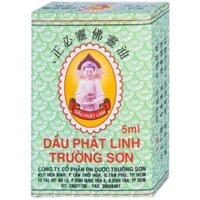 Dầu Phật Linh Trường Sơn 5ml trị cảm, ho, sổ mũi, nhức đầu, say nắng (chai 5ml)
