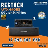 ĐẦU PHÁT NHẠC HI-RES CHO Ô TÔ ALPINE UTX-M08S