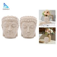 Đầu Phật Tượng Hoa Chậu Cây Vật Trang Trí Tượng Sân Trong Nhà Ngoài Trời Bàn Làm Việc Phòng Khách Quà Tặng Tân Gia