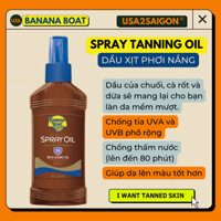 Dầu phơi nắng tanning oil BANANA BOAT- DEEP TANNING OILS SPF 4-15