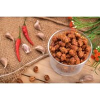 Đậu phộng rang tỏi ớt - loại 1kg, có sẵn hộp, chay mặn đều dùng được