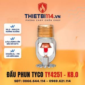 Đầu phun Sprinkler hướng xuống Tyco TY4251
