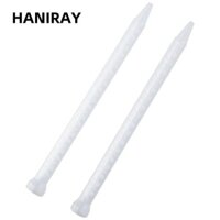 Đầu phun trộn Epoxy HANIRAY, 10 miếng trộn tĩnh điện bằng nhựa, Hộp dính Ống phun nhựa Máy trộn keo