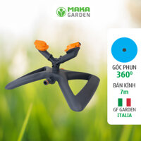ĐẦU PHUN TƯỚI VƯỜN XOAY SUPER ROTAX GF5615 - Ý - Kèm 2 khớp nối ống 12-15mm Đầu nối nguồn nước ren 21-27
