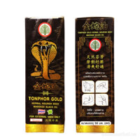 DẦU RẮN HỔ MANG TONPHOR GOLD HERBAL BODY MASSAGE BLACK OIL THÁI LAN 50ML - 16402
