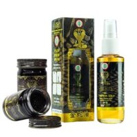 Dầu rắn hổ mang Tonphor Gold Herbal Body Massage Black Oil Thái Lan