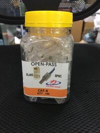Đầu RJ 45 Golden Japan cat 6 xuyên thấu