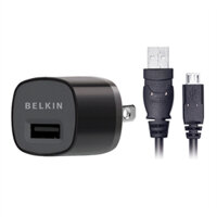Đầu sạc Belkin f8m110sa04-blk kèm cable micro usb dành cho các dòng smartphone có cổng usb