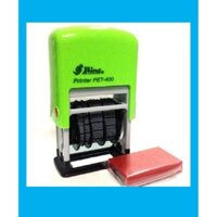 Dấu SHINY NGÀY THÁNG NĂM S400 cao 4mm sẵn mực