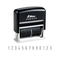 DẤU SỐ XOAY SHINY S-313 (13 DÂY SỐ CAO 3MM/ ĐÓNG TRÊN GIẤY)