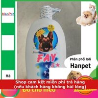 Dầu Tắm Chó mèo Fay 5* 800ml (Hanpet 104) fay năm sao tắm chó mèo