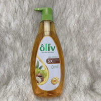 Dầu Tắm Dưỡng Ẩm Mềm Mịn Oliu Oliv Natural Nourish Virgin Olive Oil 650ml