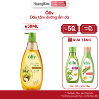 Dầu tắm dưỡng ẩm Oliv X3 dưỡng ẩm Natural Nourish Virgin Olive Oil 650ml