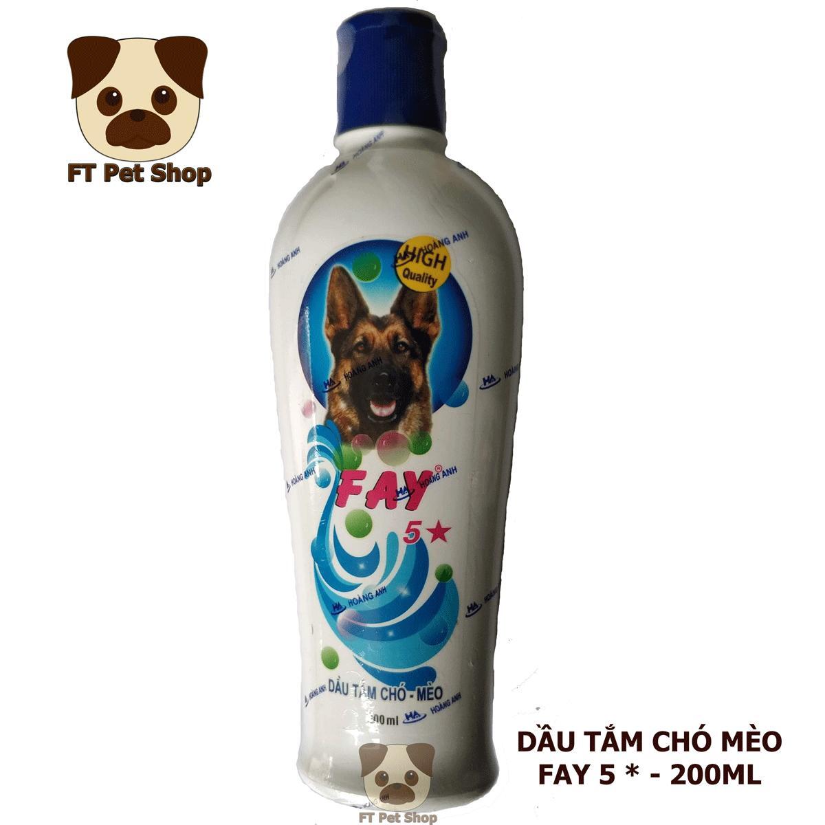 Dầu tắm Fay 5 Sao 200ml - Dành cho chó mèo