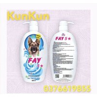 Dầu tắm Fay 5 sao 800 ml