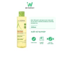 Dầu tắm giúp làm sạch cho vùng mặt và cơ thể A-DERMA Exomega Control Shower Oil
