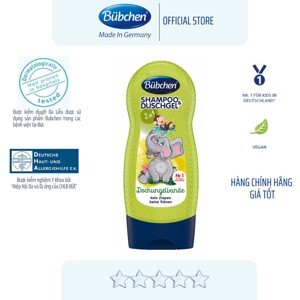 Sữa tắm gội hương hoa quả nhiệt đới Bubchen 230ml