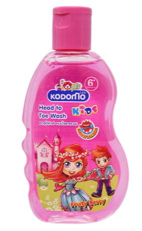 Dầu tắm gội cho bé Kodomo Fruity Berry 200ml