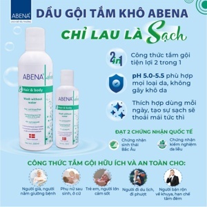 Dầu tắm gội khô Abena cho người lớn 200ml