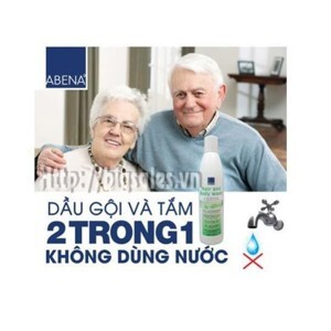 Dầu tắm gội khô Abena cho người lớn 200ml