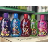 Dầu tắm gội Kodomo 200ml Thái Lan Hương Táo, hạt Nho, tinh dầu Bạc Hà, (dành cho bé 6 tuổi trở lên)