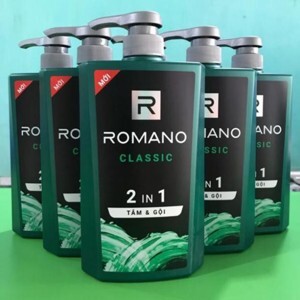 Dầu tắm gội Romano Classic 650g