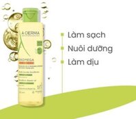 Dầu Tắm Làm Sạch Và Dưỡng Ẩm Sâu ADerma Exomega Control Emollient Cleansing Oil Anti-Scratching 200ml