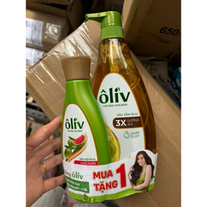 Dầu tắm ôliu Ôliv 3X dưỡng ẩm 650ml