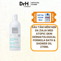 Dầu Tắm Ziaja Med Atopic Skin Bath & Shower Oil 270ml