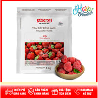 Dâu Tây Đông Lạnh Andros 1Kg Frozen Strawberry
