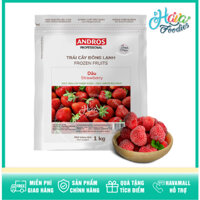 Dâu Tây Đông Lạnh Andros 1Kg Frozen Strawberry