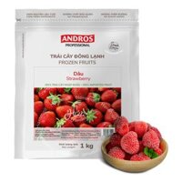 Dâu Tây Đông Lạnh Andros 1Kg Frozen Strawberry